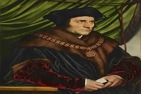 《托马斯•莫尔爵士》(Hans Holbein - Sir Thomas More, 1527)