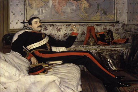 (Frederick Gustavus Burnaby by James Jacques Tissot)