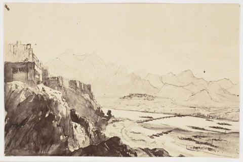 (Attock on the Indus River From a Drawing)