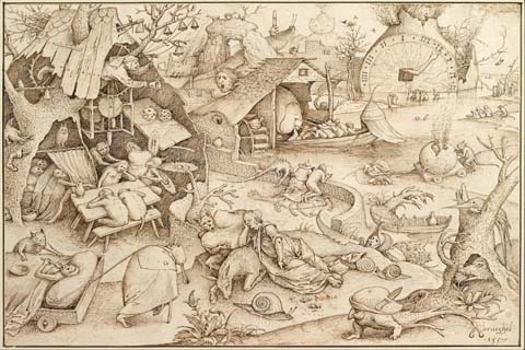 (Pieter Brueghel the Elder (1526-1530–1569)-Desidia (Sloth), 1557)