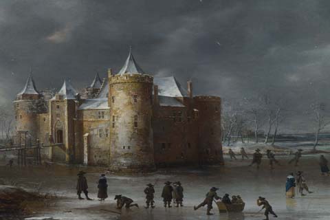 冬天的默伊登城堡(冬天的默伊登城堡)