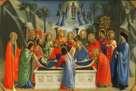 (Fra Angelico (Guido di Pietro) also called Fra Giovanni da Fiesole Italianfirst securely documented by 1417 died 1455 The Dormition of the Virgin.tif)