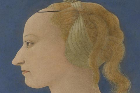 一位黄衣女士肖像-阿莱西奥·博多维纳蒂-意大利