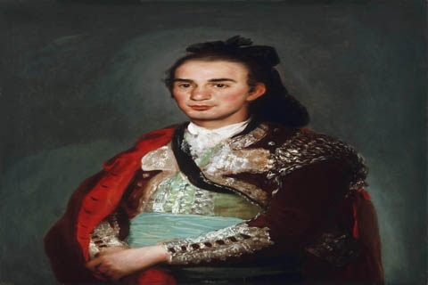 (Francisco Jos¨¦ de Goya y Lucientes Spanish 1746-1828 Portrait of the Toreador Jos¨¦ Romero.ti