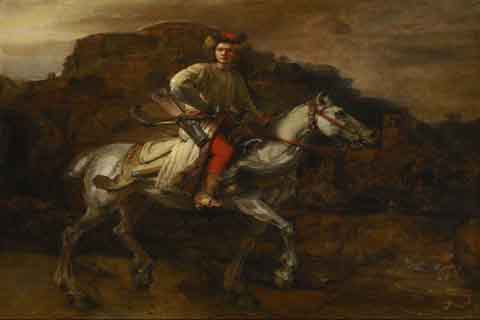 (ReMrandt Harmensz. van Rijn - The Polish Rider, c. 1655)