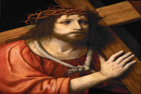 (Bernardino Luini -- Christ carrying the Cross)