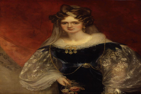 (Adelaide Amelia Louisa Theresa Caroline of Saxe-Coburg Meiningen by Sir William Beechey)