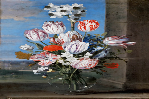 (AMrosius Bosschaert the Younger (1609-1645) -- Still Life with Tulips)
