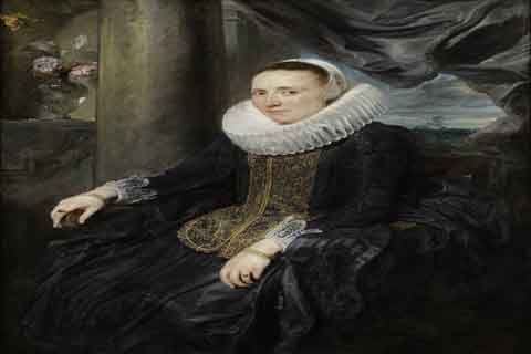 《玛格丽塔·斯奈德》-安东尼·范·戴克(Anthony Van Dyck - Margareta Snyders, c.1620)