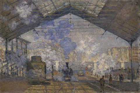 (Claude Monet The Saint-Lazare Station)