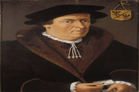 (Anonieme meester midden 16e eeuw (Noordelijke Nederlanden) - Portrait of Jan de Fevere)