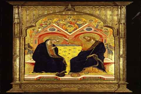 (Paolo and Giovanni Veneziano - The Coronation of the Virgin, 1358)
