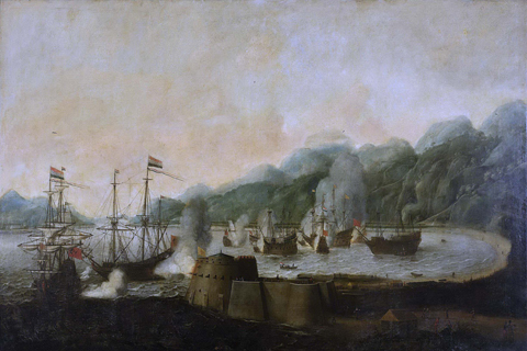 (Anthonissen Hendrick van De verrassing van drie Portugese galjoenen in de Baai van Goa 30 september 1639.jpeg)GH