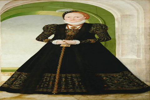 (Lucas Cranach the younger -- Anna of Denmark)
