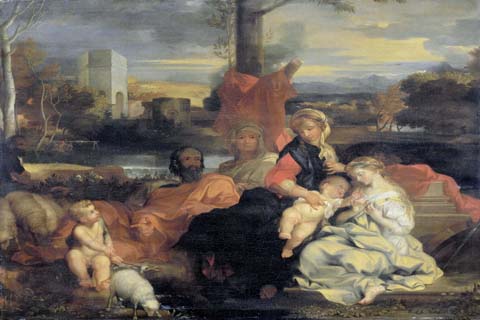 (Bourdon S¨¦bastien Het mystieke huwelijk van de heilige Catharina 1650-1720