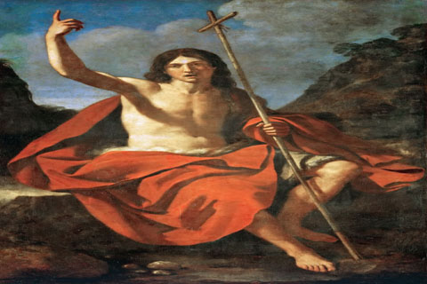 (Guercino (1591-1666) -- John the Baptist)