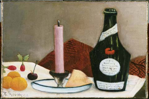(Henri Rousseau (1844–1910)-The Pink Candle)