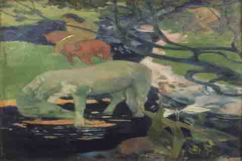 (Paul Gauguin The White Horse)GH