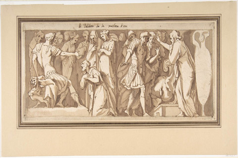 (attributed to Andrea Boscoli Scenes from Ancient History after Polidoro da Caravaggio)