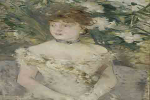 (Berthe Morisot Young Girl in a Ball Gown)