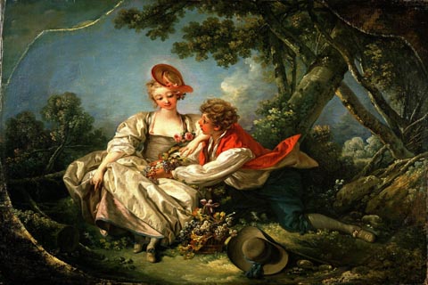 《四季之秋》-弗朗索瓦·鲍彻(Francois Boucher - The Four Seasons Autumn, 1755)