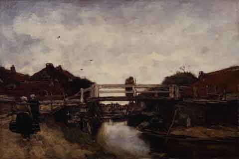 (Jacobus Hendrikus Maris - The Bridge, 1885)