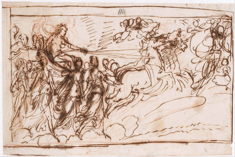 (Guido Reni (1575–1642)-Apollo on the Sun Chariot)