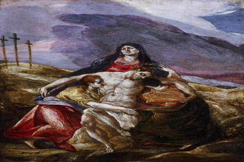 (El Greco (Domenicos Theotocopulos) Spanish (born Crete active Italy and Toledo) 1541-1614 Lamentation.tif)