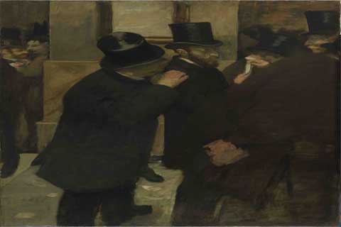 (Edgar Degas Portraits at the Stock Exchange)