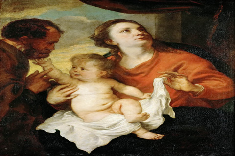 (Anthony van Dyck -- Holy Family)GH