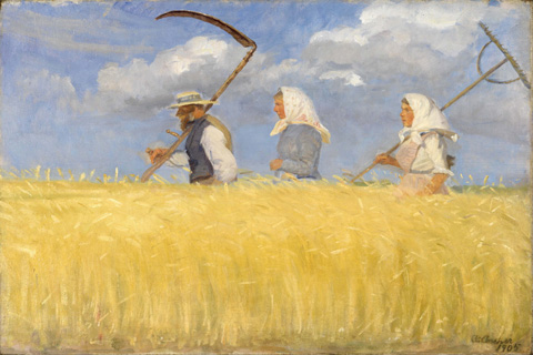 (Anna Ancher - Harvesters)