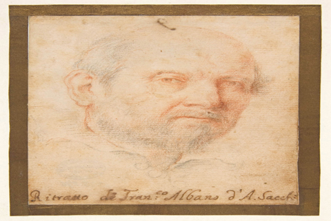 (Andrea Sacchi Portrait of a Man Francesco Albani)