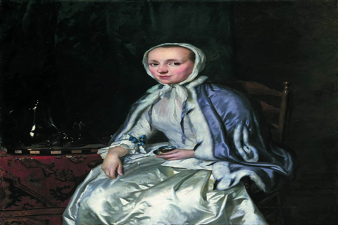 (George van der Mijn - Portrait of Elisabeth Troost)