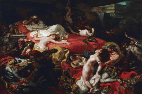 (Ferdinand-Victor-Eug¨¨ne Delacroix French 1798-1863 The Death of Sardanapalus.tif