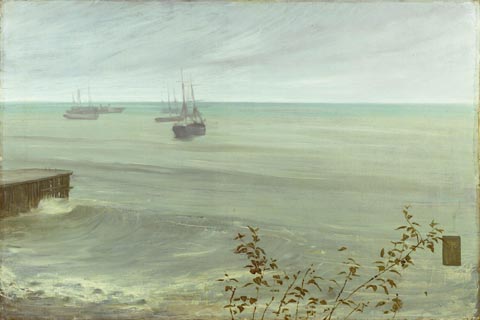 (James McNeill Whistler - Symphony in Grey and Green The Ocean, 1866)