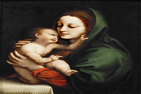 (Bernardino Luini -- Madonna and Child)