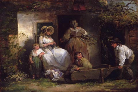 (George Morland English 1763-1804 The Happy Cottagers (The Cottage Door).tif)