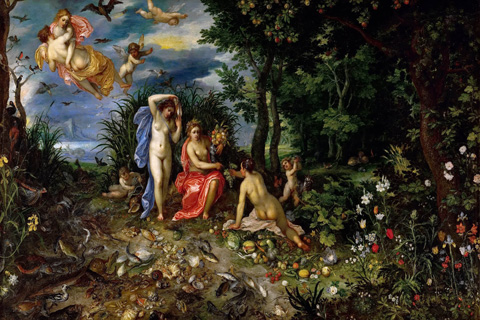 (Brueghel, Jan The Elder (1568-1625) -- Церера и четыре элемента)