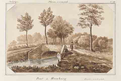 (Auguste de Peellaert - Bridge in Hersberg)