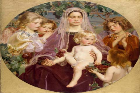 (Frederick William MacMonnies Madonna of Giverny)