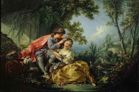 《四季之春》-弗朗索瓦·鲍彻(Francois Boucher - The Four Seasons Spring, 1755)