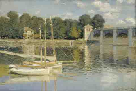 (Claude Monet The Argenteuil Bridge)