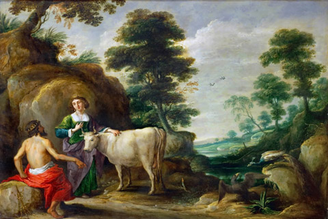 (David Teniers I -- Io, transformed into a cow)GH
