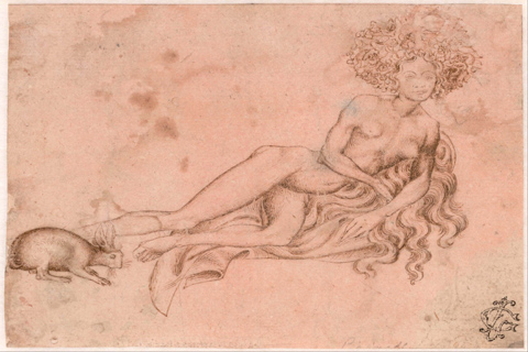 (Pisanello (1395–1455)-Allegory of Luxuria (recto), c. 1426)GH