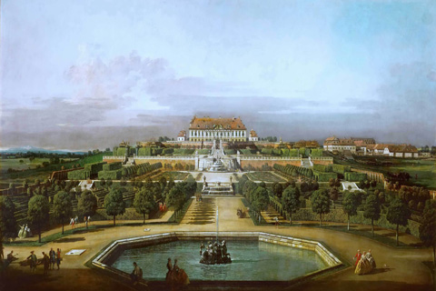 (Bernardo Bellotto (1721-1780) -- Schlosshof Castle)GH