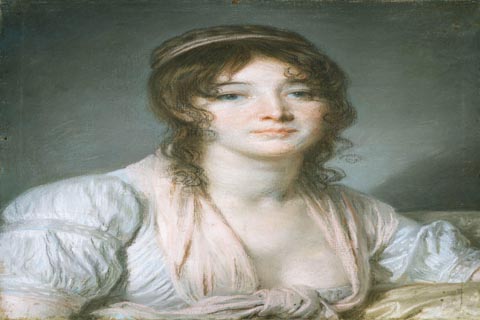 (Jean-Baptiste Greuze - Madame Baptiste, c. 1790)