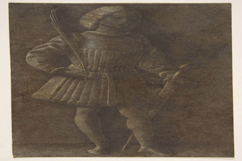 (Attributed to Antonio Vivarini Standing Youth with Sword and Palm Branch)