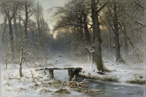 (Apol Louis Een januari-avond in het Haagse bos 1875.jpeg)