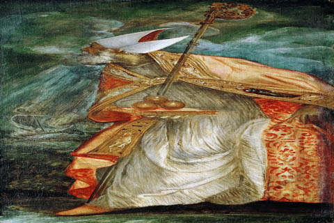 (Jacopo Tintoretto -- Saint Nicolas of Bari)