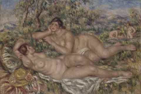 (Pierre Auguste Renoir The Bathers)